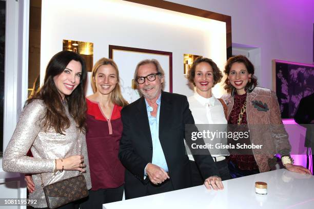 Alexandra Polzin, Annika Blendl, Didier Guillon, founder and CEO Valmont Group and Valmont Foundation, Lara Joy Koerner and Lola Paltinger during the...