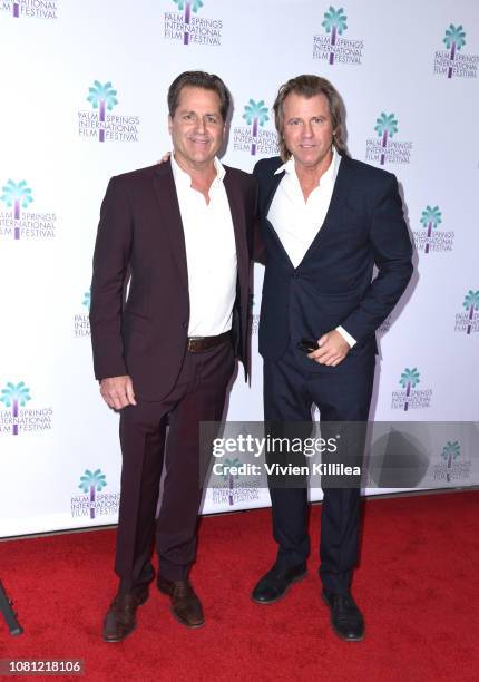 James Van Patten and Vincent Van Patten attend a screening of "Walk To Vegas" at the 30th Annual Palm Springs International Film Festival on January...