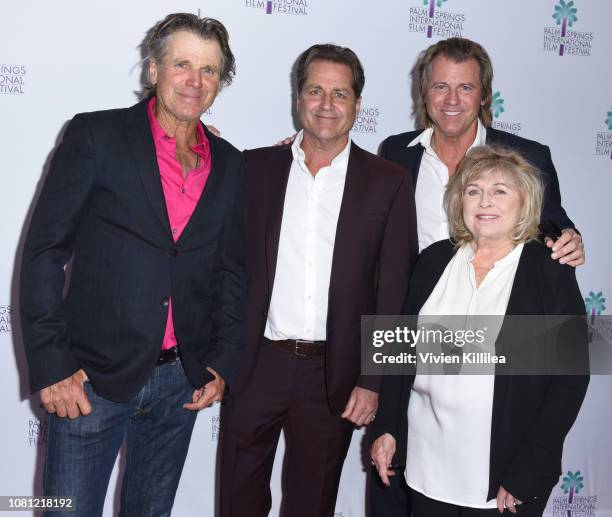 Nels Van Patten, James Van Patten, Vincent Van Patten and Pat Van Patten attend a screening of "Walk To Vegas" at the 30th Annual Palm Springs...