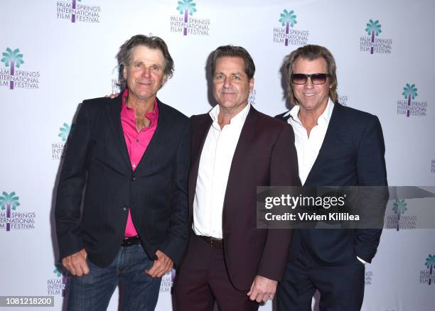 Nels Van Patten, James Van Patten and Vincent Van Patten attend a screening of "Walk To Vegas" at the 30th Annual Palm Springs International Film...
