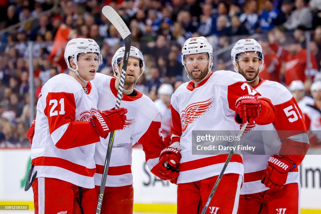 Detroit Red Wings v Winnipeg Jets