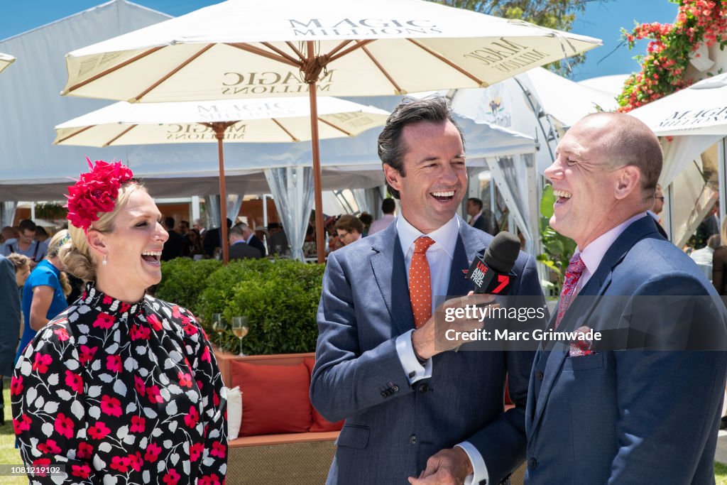 Celebrities Attend 2019 Magic Millions Raceday