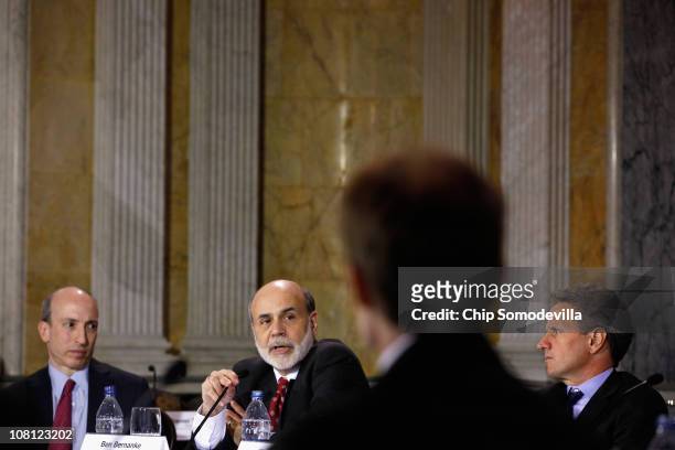 Commodity Futures Trading Commission Chairman Gary Gensler , Federal Reserve Chairman Ben Bernanke and Treasury Secretary Timothy Geithner...