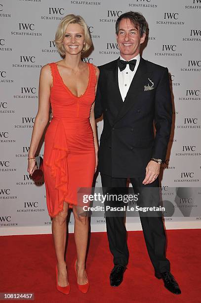 Tim Jeffries and his wife Malin Jeffries attend a Private Dinner Reception during the IWC launch of the Portofino watch range at the SIHH...