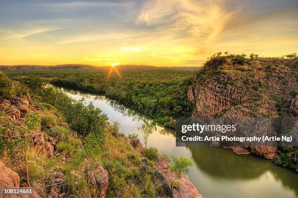 katherine gorge, nitmiluk national park - parque nacional de nitmiluk imagens e fotografias de stock