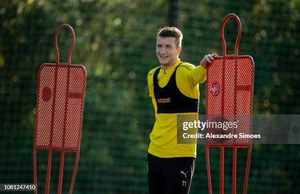 Marco Reus of Borussia Dortmund during a training session as part of the training camp of Borussia Dortmund on Saturday, January 12, 2019 in...