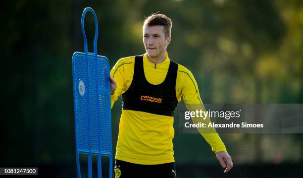 Marco Reus of Borussia Dortmund during a training session as part of the training camp of Borussia Dortmund on Saturday, January 12, 2019 in...