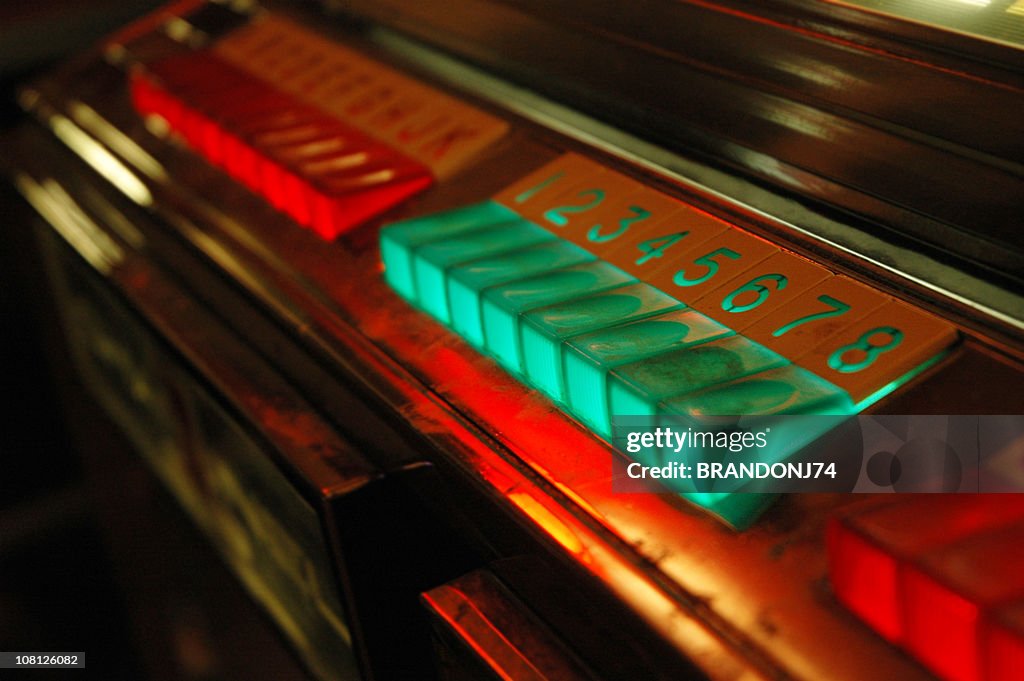 Vintage Jukebox Buttons