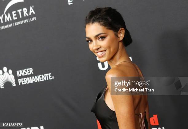 Raven Lyn attends Sports Illustrated Sportsperson of The Year Awards held at The Beverly Hilton Hotel on December 11, 2018 in Beverly Hills,...
