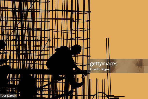 construction 02 - wire mesh construction stock pictures, royalty-free photos & images