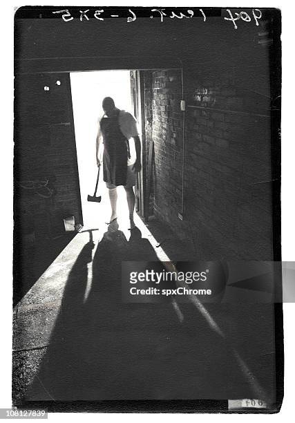 shadow of madman - murder stock pictures, royalty-free photos & images
