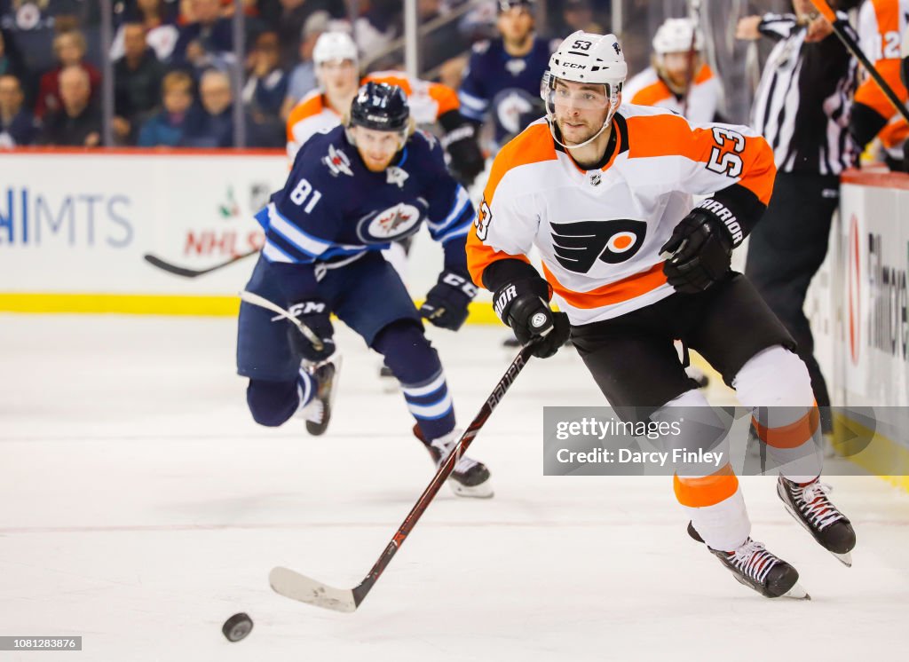 Philadelphia Flyers v Winnipeg Jets