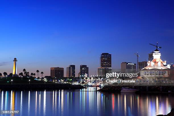 long beach harbor - downtown long beach california stock pictures, royalty-free photos & images