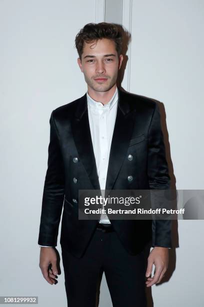 Model Francisco Lachowski attends the Annual Charity Dinner hosted by the AEM Association Children of the World for Rwanda at Pavillon Ledoyen on...