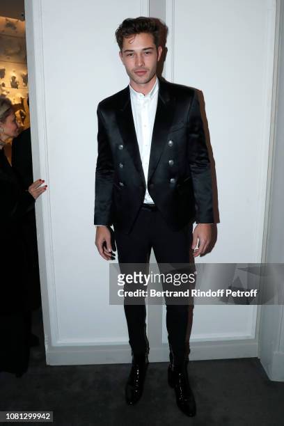 Model Francisco Lachowski attends the Annual Charity Dinner hosted by the AEM Association Children of the World for Rwanda at Pavillon Ledoyen on...