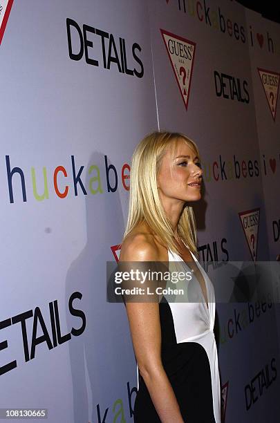 Naomi Watts during Details Magazine and GUESS? Host I Heart Huckabees Premiere - Red Carpet at The Grove in Los Angeles, California, United States.