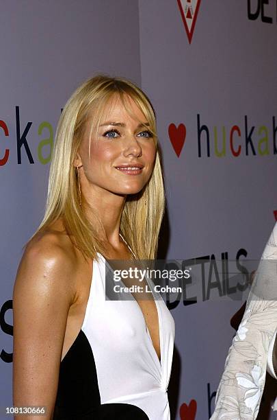 Naomi Watts during Details Magazine and GUESS? Host I Heart Huckabees Premiere - Red Carpet at The Grove in Los Angeles, California, United States.