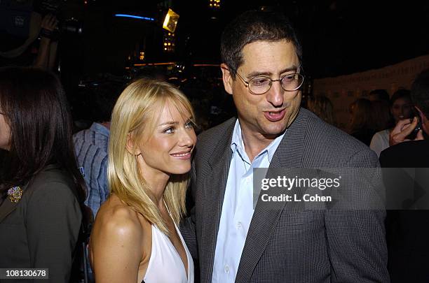 Naomi Watts and Tom Rothman, chairman of Fox Filmed Entertainment