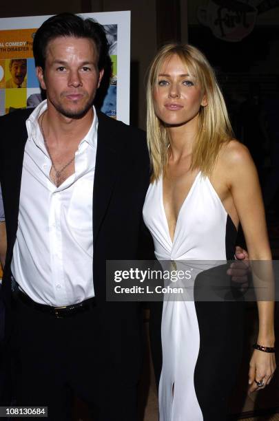 Mark Wahlberg and Naomi Watts during Details Magazine and GUESS? Host I Heart Huckabees Premiere - Red Carpet at The Grove in Los Angeles,...