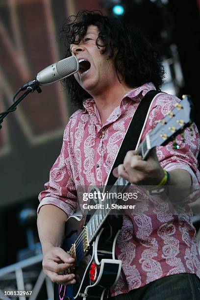 Roland Orzabal of Tears For Fears during KROQ & Miller Lite Island Invasion 4 - Concert at Glen Helen Hyundai Pavillion in Devore, California, United...