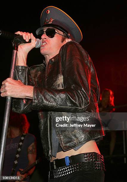 Scott Weiland of Velvet Revolver during Velvet Revolver Takes Over Sunset Blvd with Surprise Concert - October 13, 2004 at Sunset Blvd in Los...