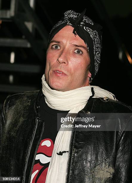 Scott Weiland of Velvet Revolver during Velvet Revolver Takes Over Sunset Blvd with Surprise Concert - October 13, 2004 at Sunset Blvd in Los...