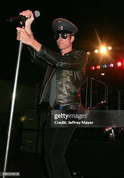 Scott Weiland of Velvet Revolver during Velvet Revolver Takes Over Sunset Blvd with Surprise Concert - October 13, 2004 at Sunset Blvd in Los...