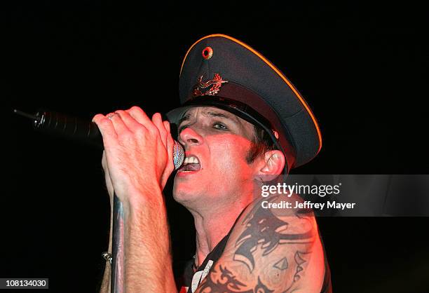 Scott Weiland of Velvet Revolver during Velvet Revolver Takes Over Sunset Blvd with Surprise Concert - October 13, 2004 at Sunset Blvd in Los...