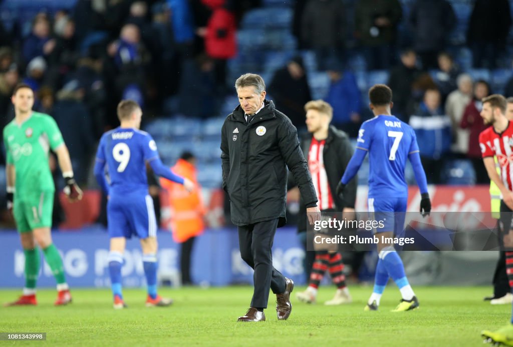 Leicester City v Southampton FC - Premier League