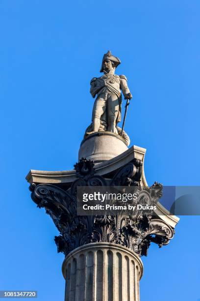 England, London, Trafalgar Square, Nelson's Column