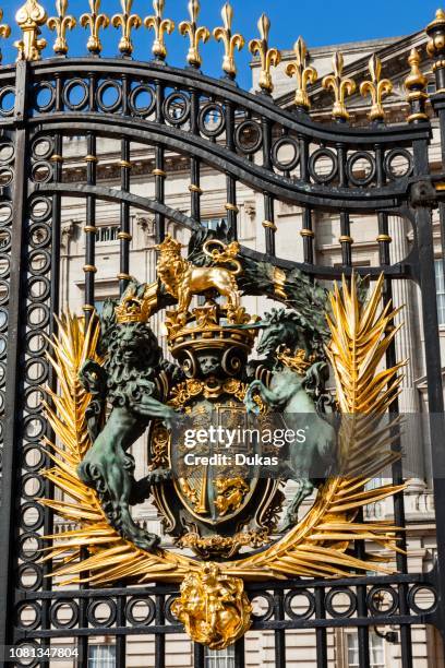 England, London, Buckingham Palace, Entrance Gates