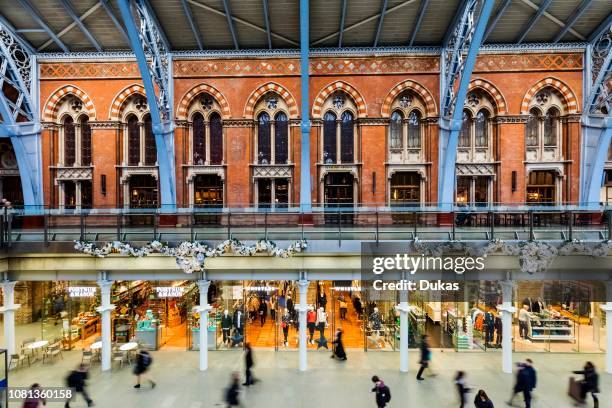 Interior Of St Pancras International Photos and Premium High Res ...