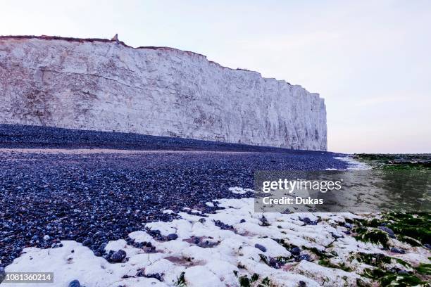 England, East Sussex, Eastbourne, South Downs National Park, The Seven Sisters Cliffs at Birling Gap