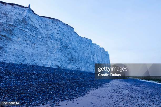 England, East Sussex, Eastbourne, South Downs National Park, The Seven Sisters Cliffs at Birling Gap