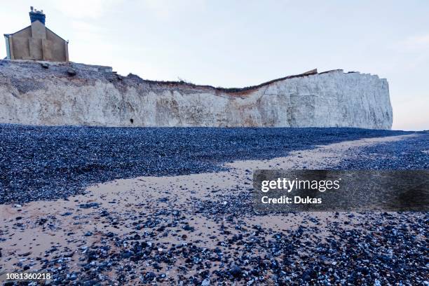 England, East Sussex, Eastbourne, South Downs National Park, The Seven Sisters Cliffs at Birling Gap