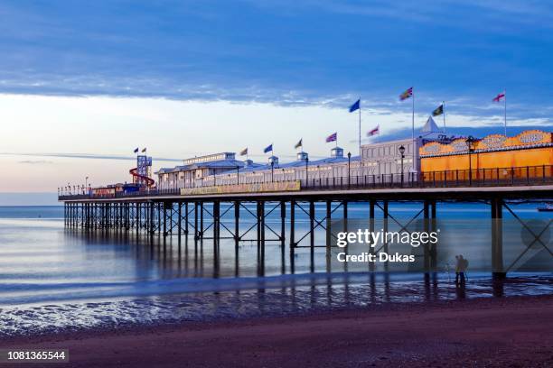 England, Devon, Paignton Pier and Beach