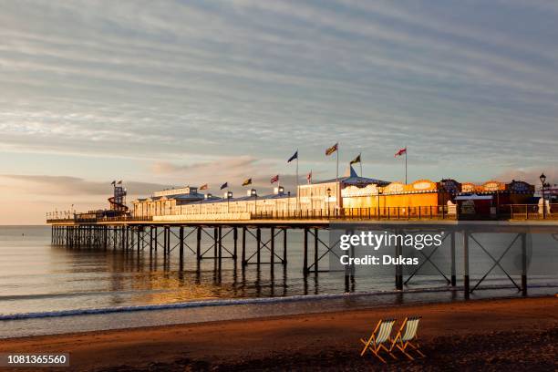 England, Devon, Paignton Pier and Beach