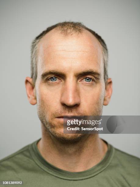 real caucasian man with blank expression - white people stock pictures, royalty-free photos & images