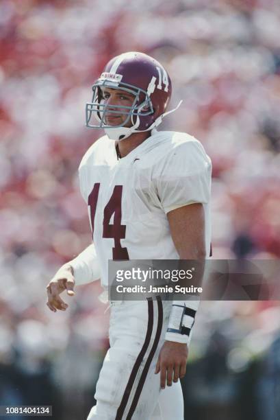 Brian Burgdorf, Quarterback for the University of Alabama Crimson Tide during the NCAA Southeastern Conference college football game against the...