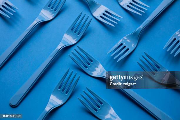 Photo libre de droit de En Plastique Cutlery Cuillère Fourche