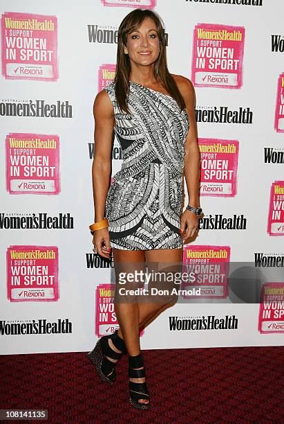 Michelle Bridges poses for a photo during a photo call for the Support Women in Sport launch at the Sydney Cricket Ground on January 19, 2011 in...