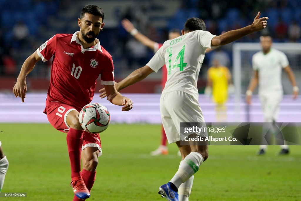 Lebanon v Saudi Arabia - AFC Asian Cup Group E