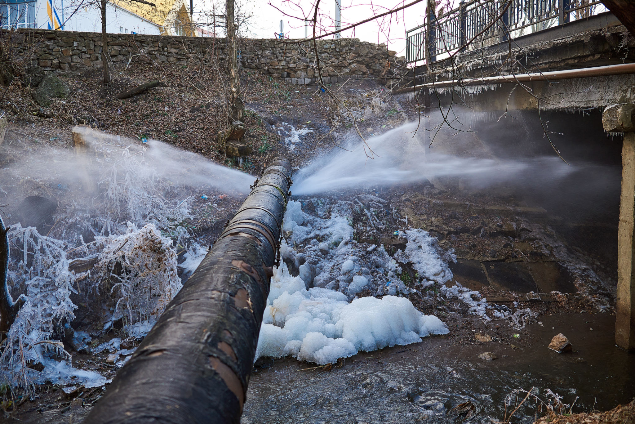 broken pipe