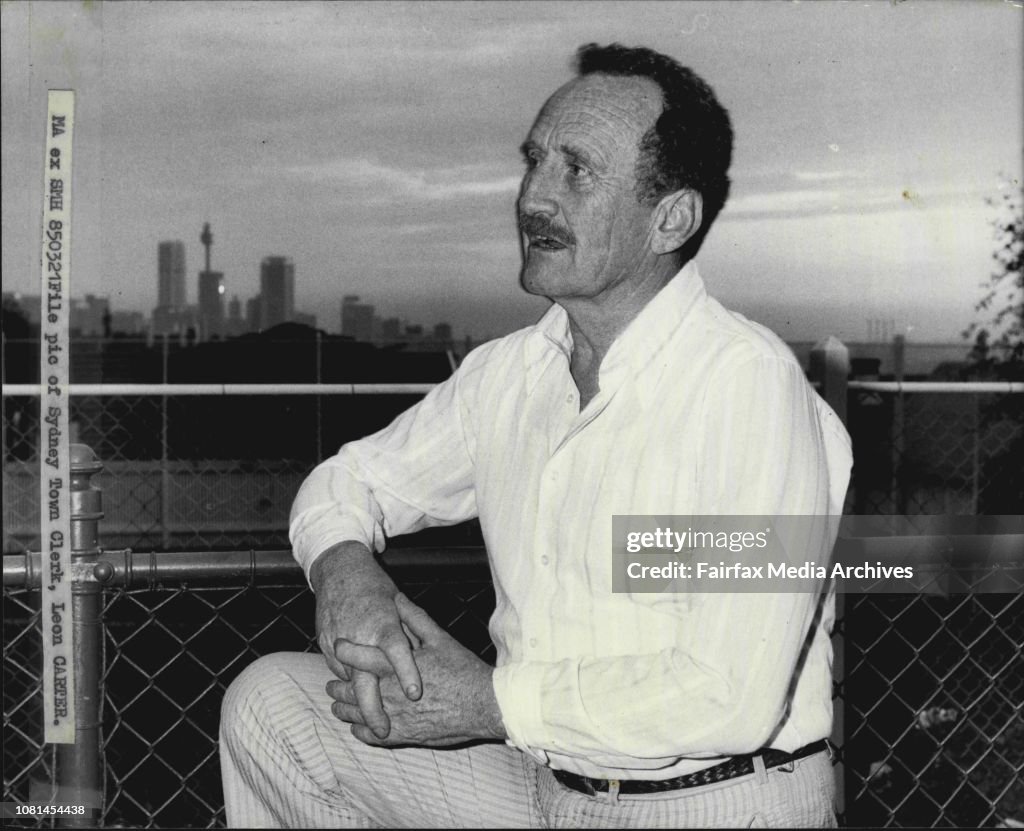 Leon R. Carter Jr Sydney town Clerk, Mr Leon Carter, with the city Skyline in... News ...