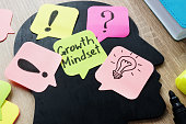 Growth Mindset written on a memo stick.