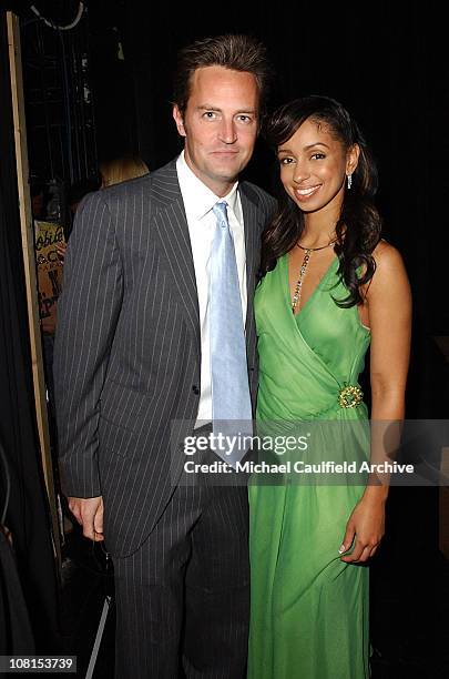 Matthew Perry and Mya during The Lili Claire Foundations 7th Annual Benefit Gala Hosted by Matthew Perry - Show and Audience at Century Plaza Hotel...