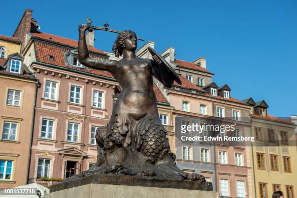 mermaid - warsaw stock pictures, royalty-free photos & images