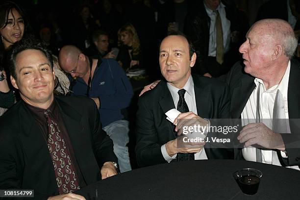 Dodd Darin, Kevin Spacey and Steve Blauner during 2004 AFI Film Festival - Beyond the Sea Premiere - Opening Night Gala - After Party at Wilcox...