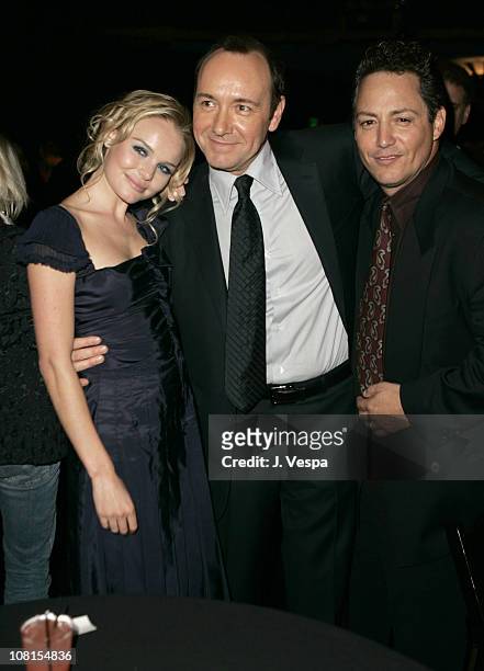 Kate Bosworth, Kevin Spacey and Dodd Darin during 2004 AFI Film Festival - Beyond the Sea Premiere - Opening Night Gala - After Party at Wilcox...