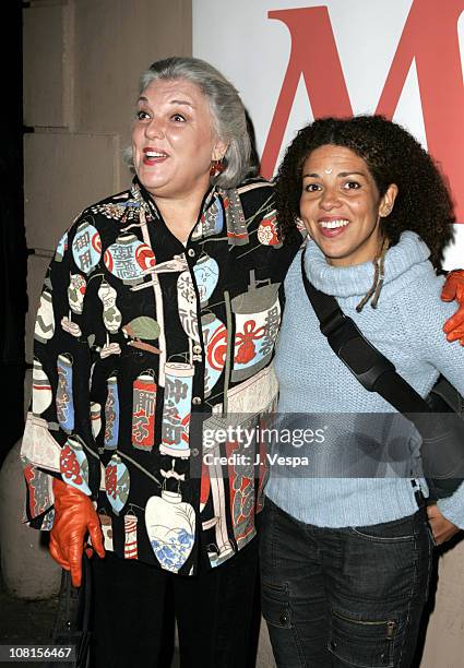 Tyne Daly and daughter Elizabeth Brown during Ms. Magazine Celebrates Kathy Najimy as One of its 2004 Women of The Year - Red Carpet at Spider Club...